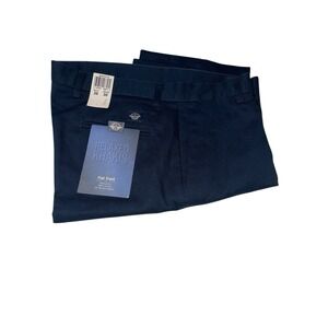 Dockers‎ Men's Comfort Khaki Relaxed Fit Flat Front Pants Size 36x30 Blue